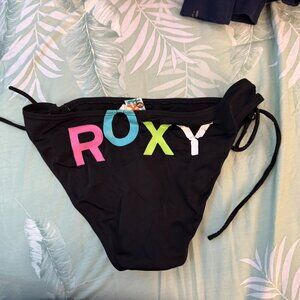 Roxy black bikini bottom - women's size large